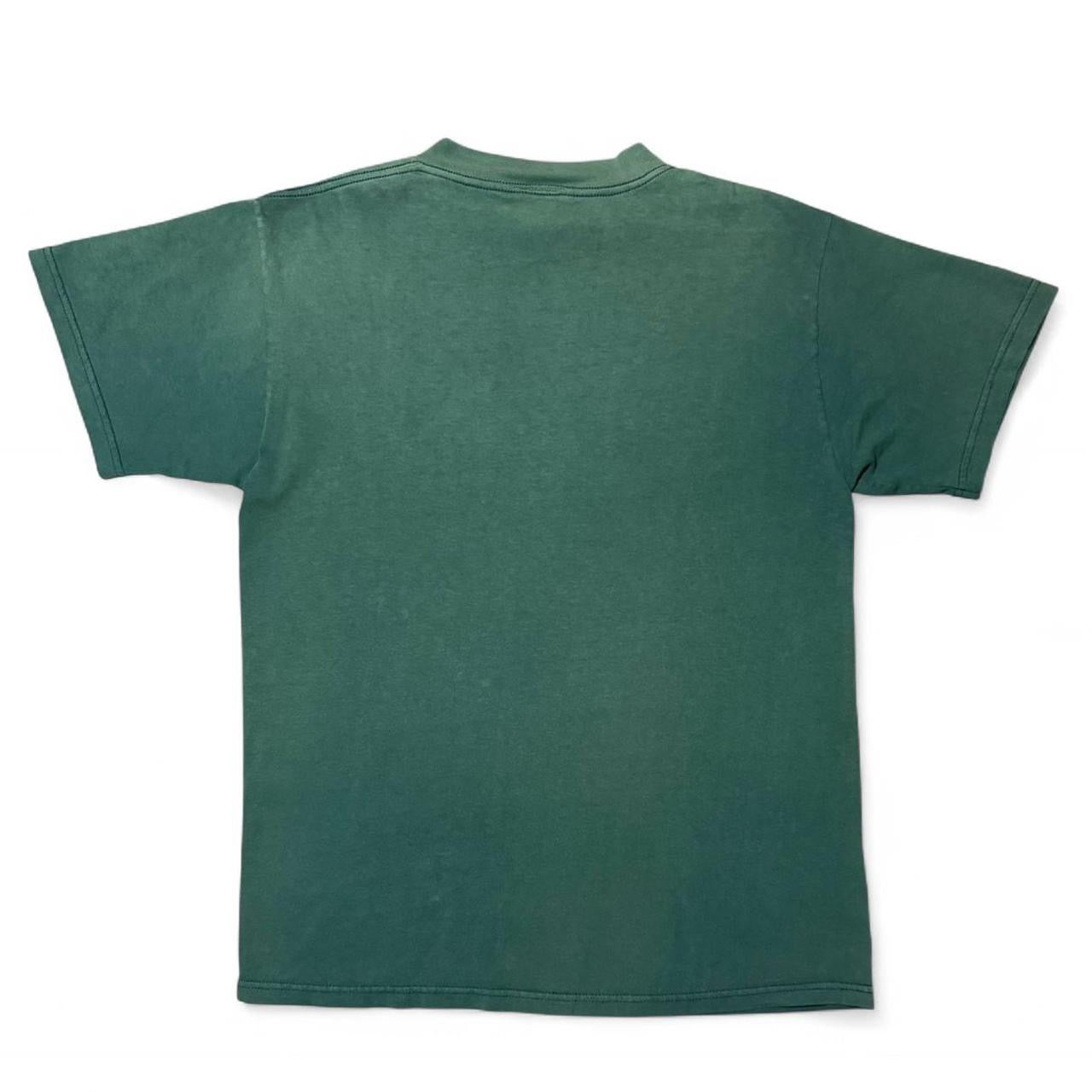 90s Field Masters Labrador Dogs Animal Puppy Faded Green Tee