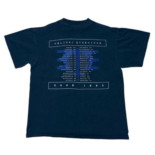 90s Melissa Etheridge Concert Merch Tour Dates Rock Band Graphic T-shirt
