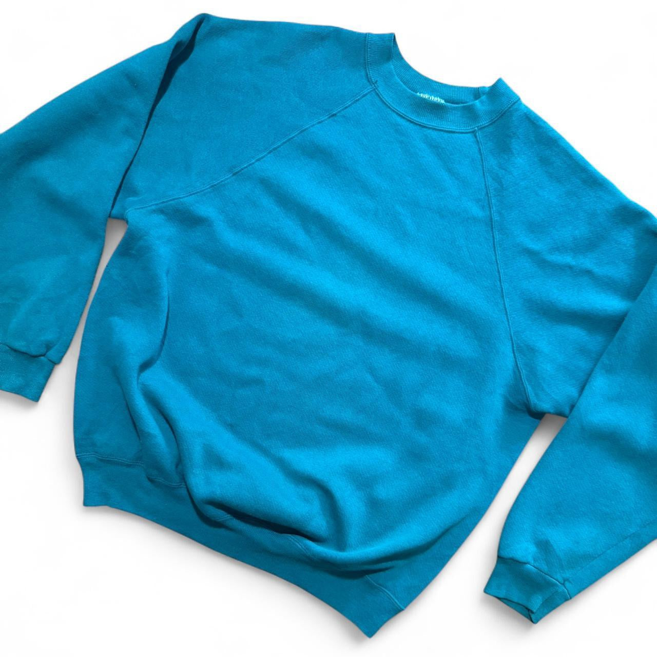 90s Teal Crewneck