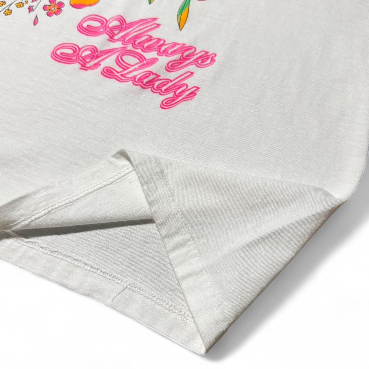 90s Always A Lady Floral Graphic Tee