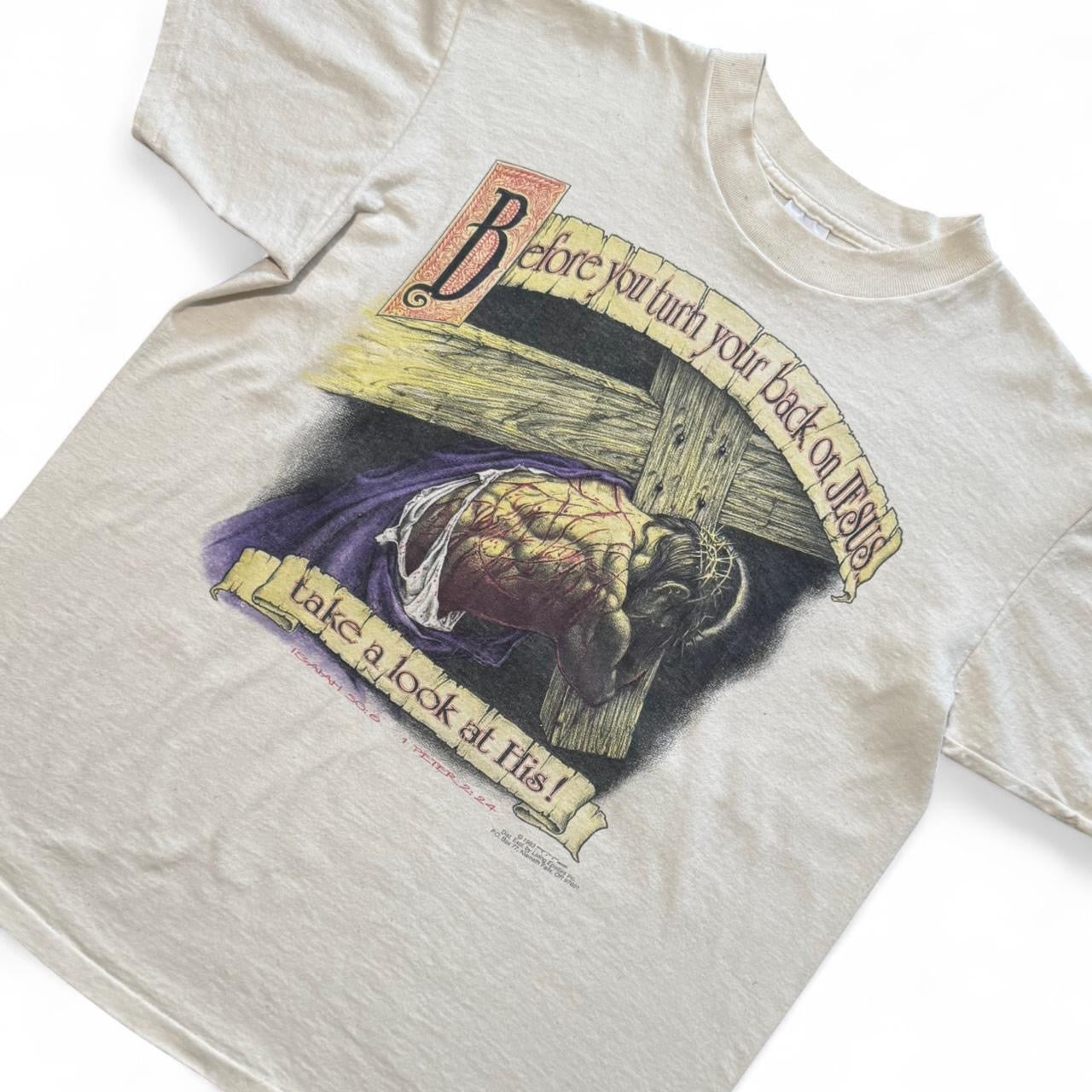 1993 Living Epistles Before You Turn Your Back On Jesus Tee