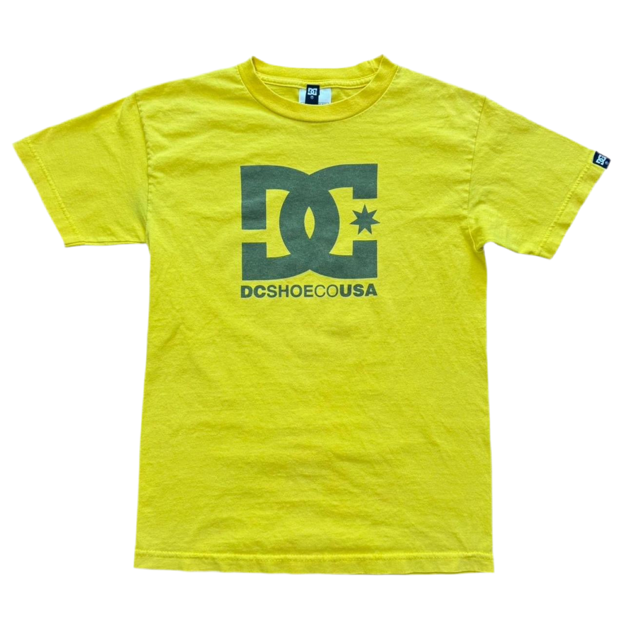 DC Shoes Skateboards Y2K Big Spellout Brand Logo Tee