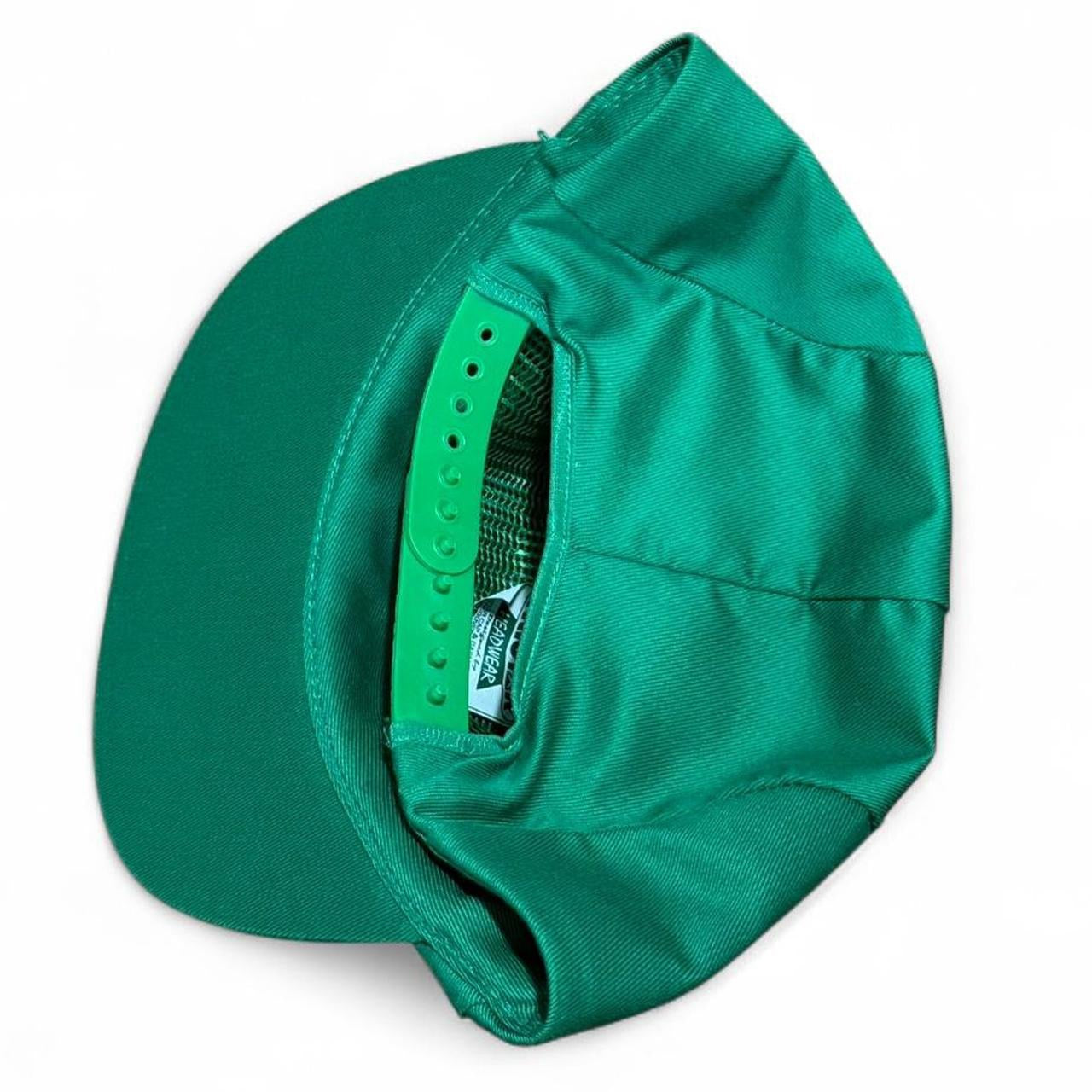 Vintage 90s Green Tristar 5 Panel Retro Skater Painter Cap Snapback Hat