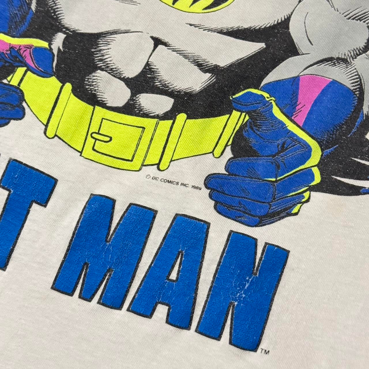 1989 DC Comics Batman Neon Grip Graphic Tee