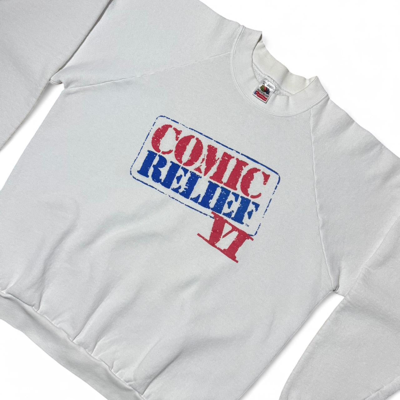 90s Comic Relief VI Robin Williams Whoopi Goldberg Promo Crewneck