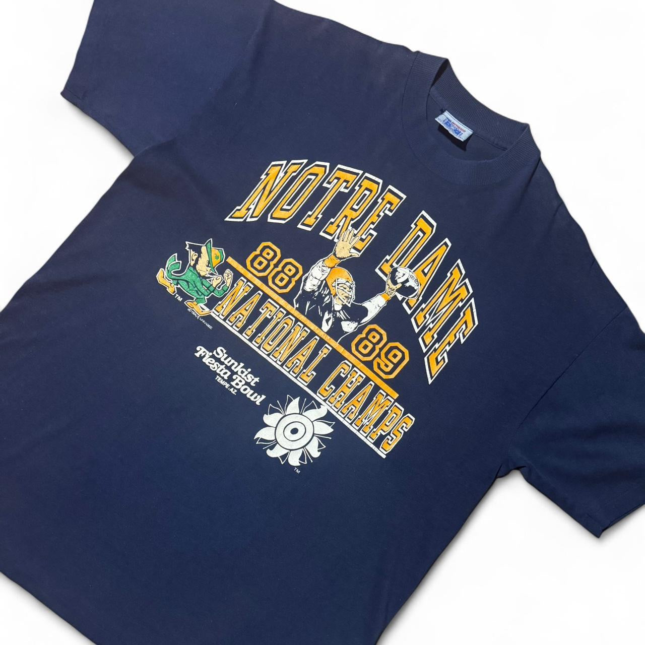 88-89 Notre Dame Fighting Irish National Champs Tee
