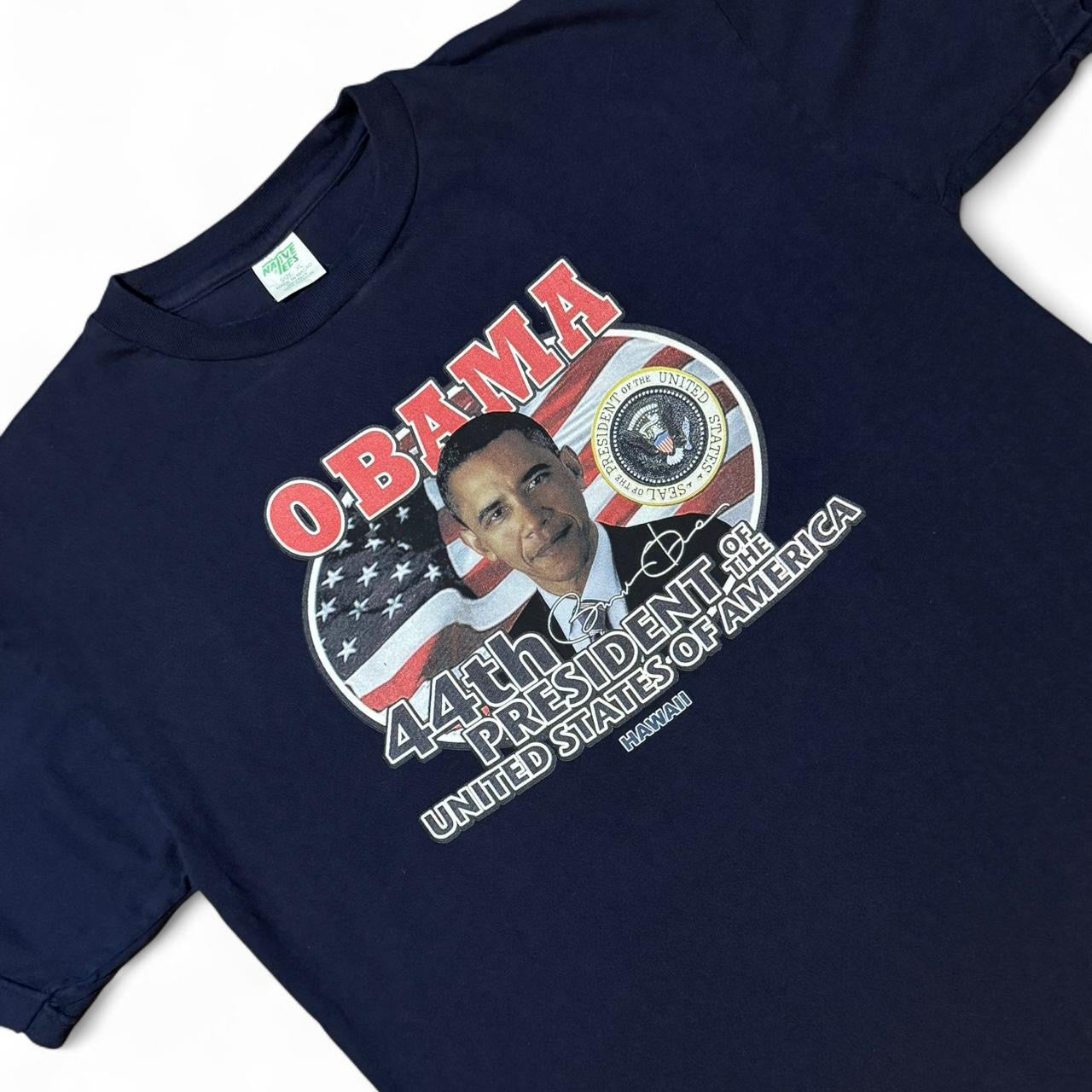 Navy Obama 44th Presidential Election T-shirt