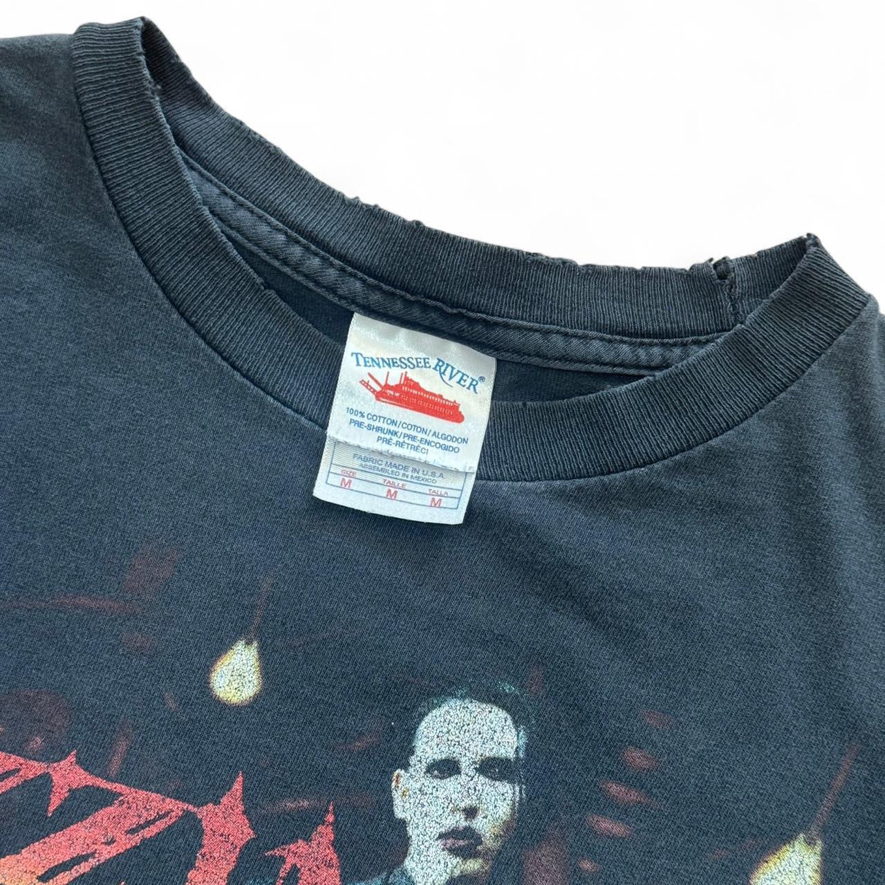 Vintage 2003 Ozzfest Ozzy Osbourne Marilyn Manson Rare Concert Tour Merch T-shirt