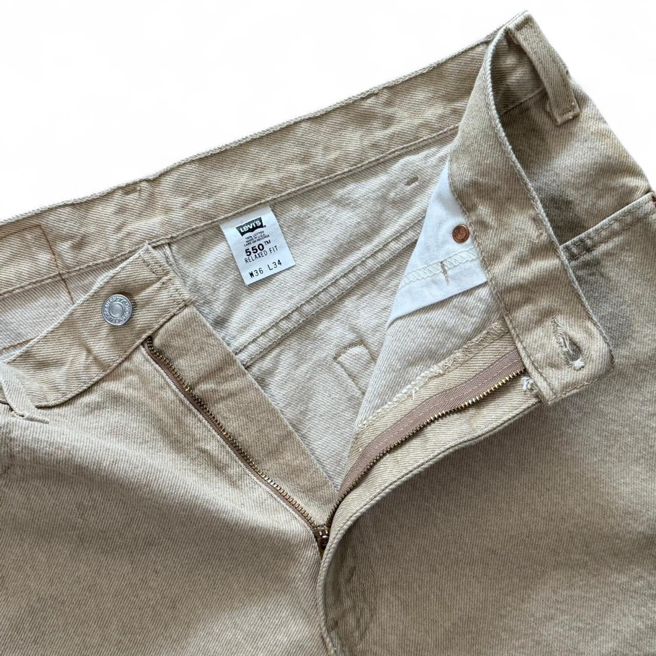 90s Levi’s 550s Tan Jeans
