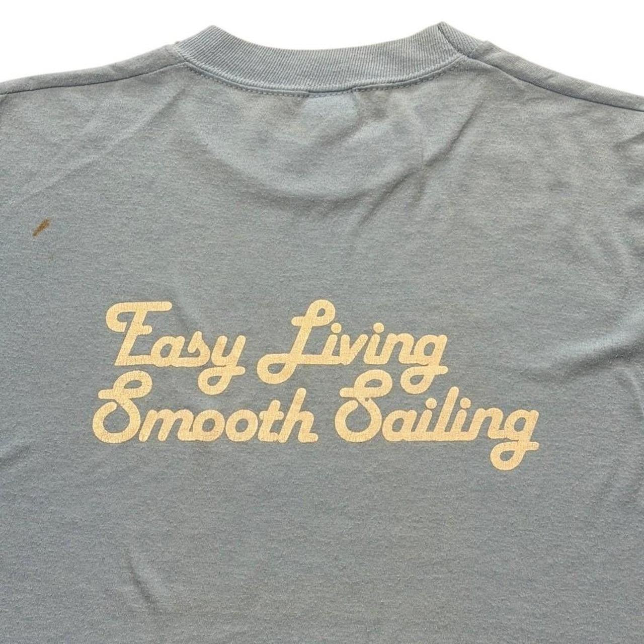 80s Lake Tobesofkee West Harbor Sailing Boat Ocean Yacht Graphic T-shirt