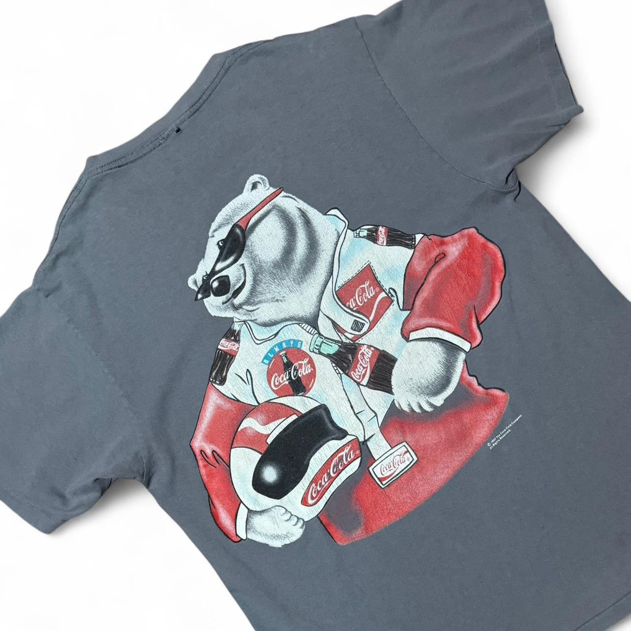 1997 Distressed Coca-Cola Polar Bear Racing Tee