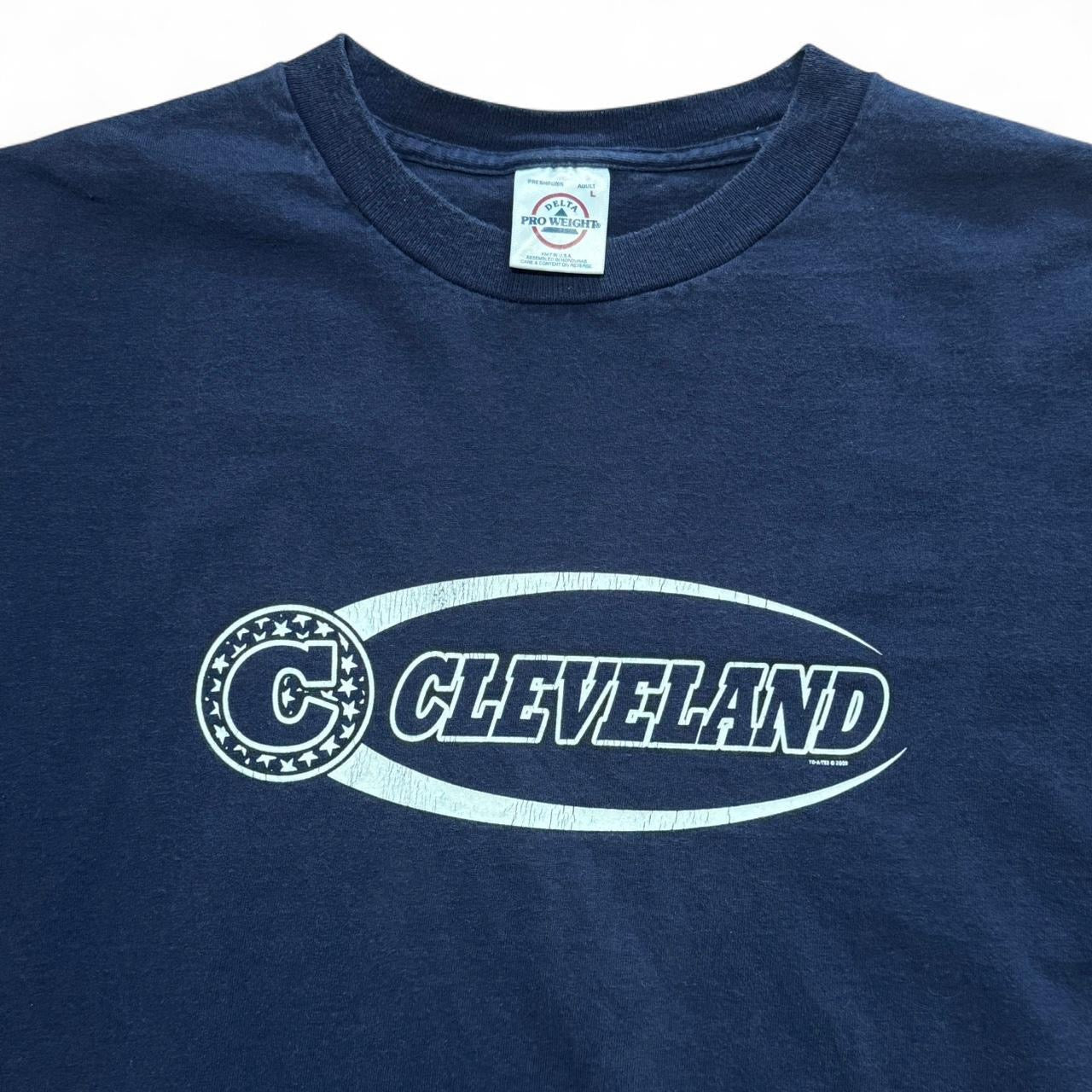 2002 Navy Cleveland Browns NFL Football Tee