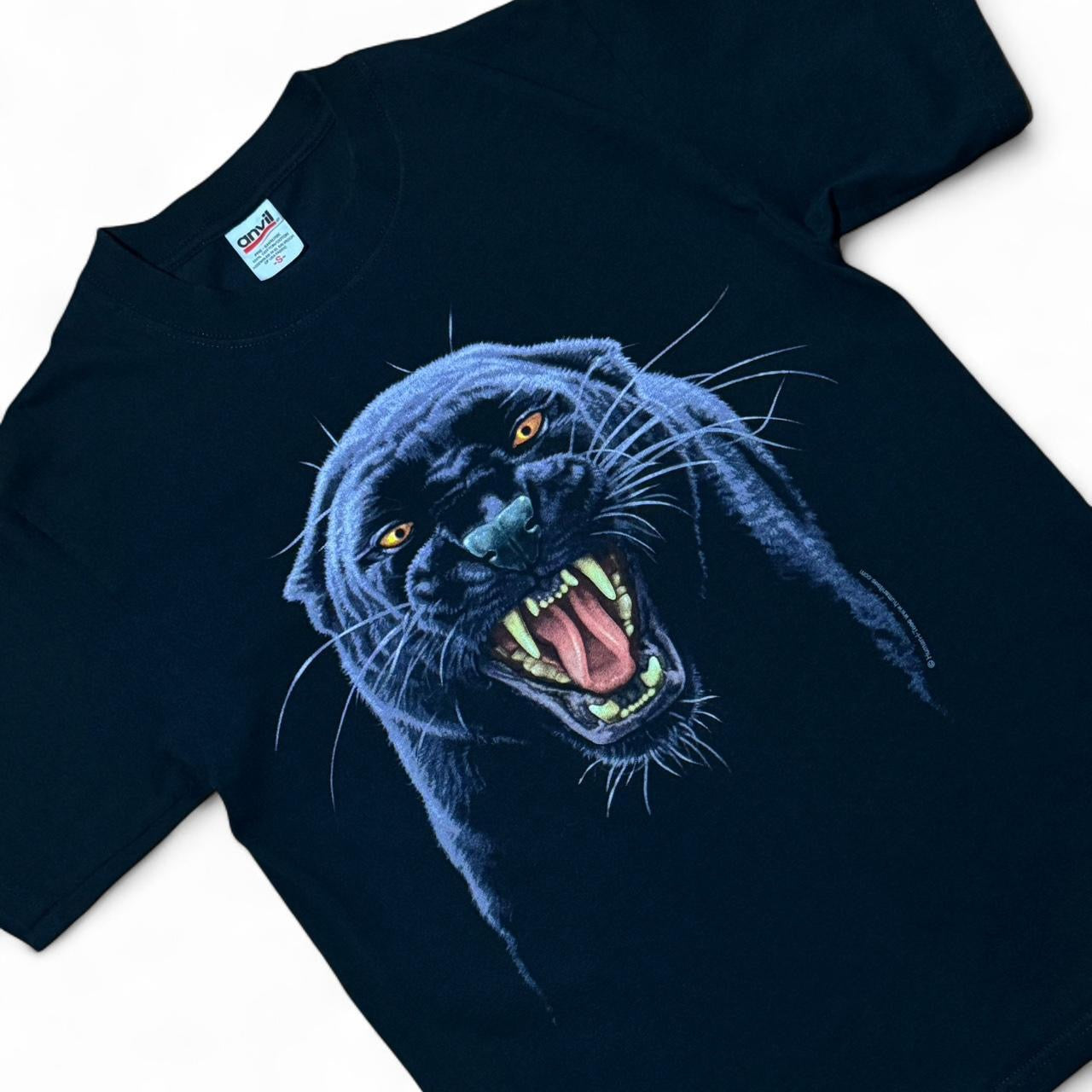 90s Human-i-Tees Black Panther Prowl Cat Tee