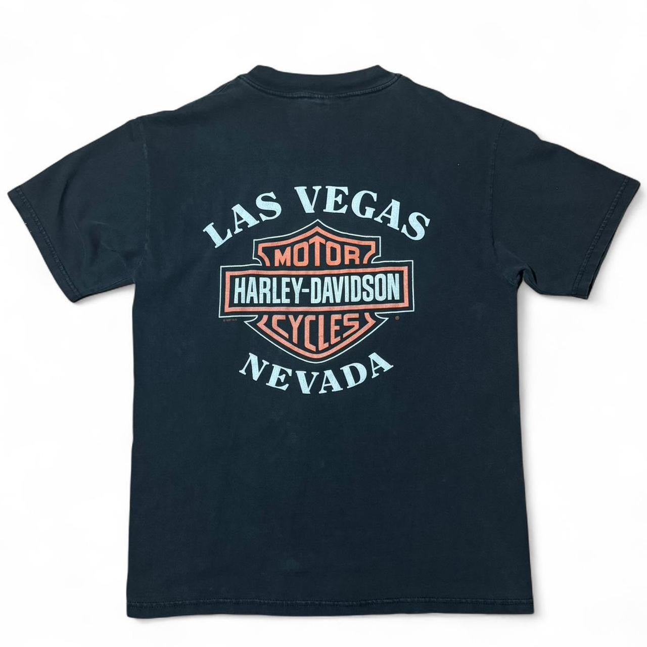 90s Harley Davidson Nevada Tire Tread Biker Tee