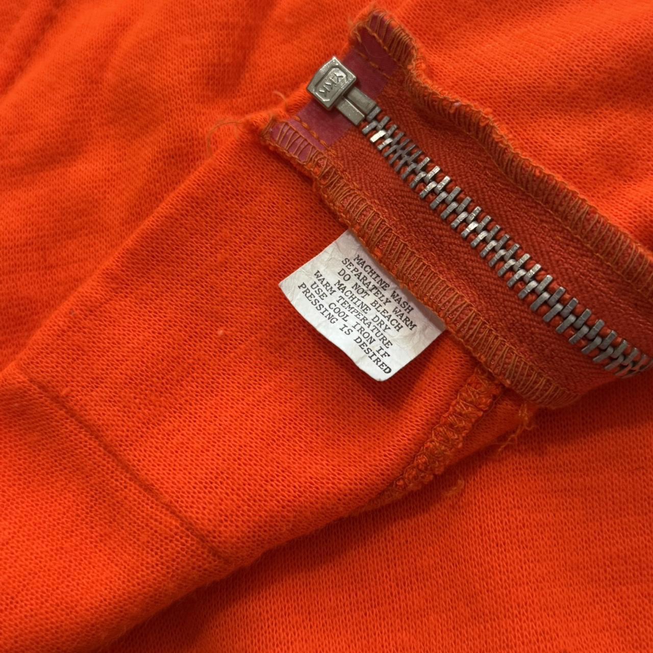 70s Orange Hunters Hooded Zip