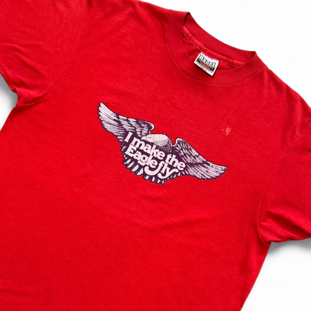 1980s Harley Davidson Motorcycle Dealers Network "I Make the Eagle Fly" Tee
