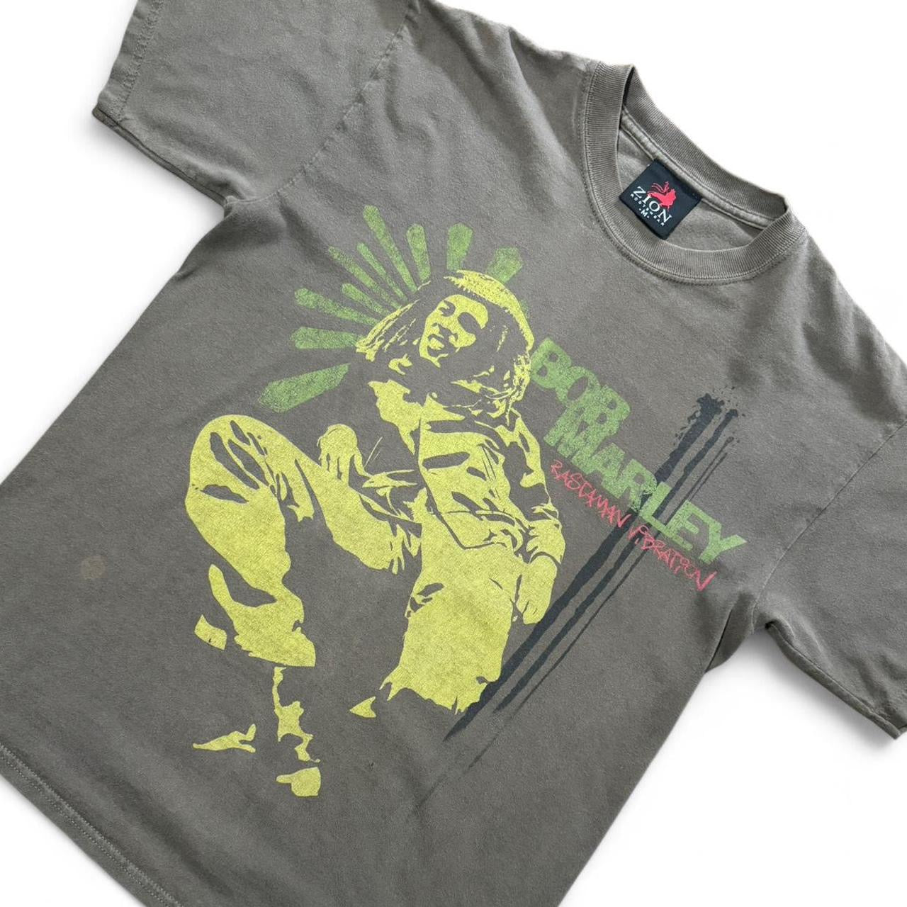 Y2K Bob Marley Rastaman Vibration Reggae Tee