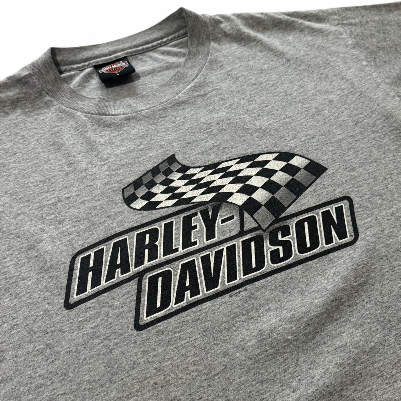 2002 Germany Harley Davidson Racing Flag Ska Biker Tee