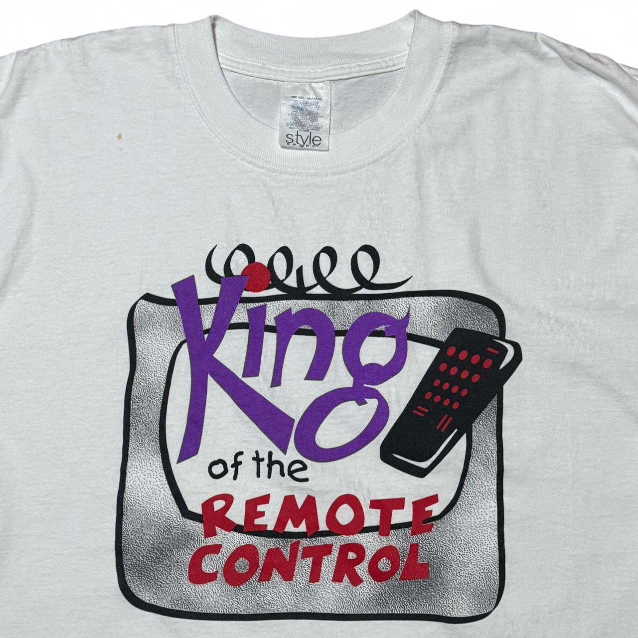 King of the Remote Funny Joke Tee