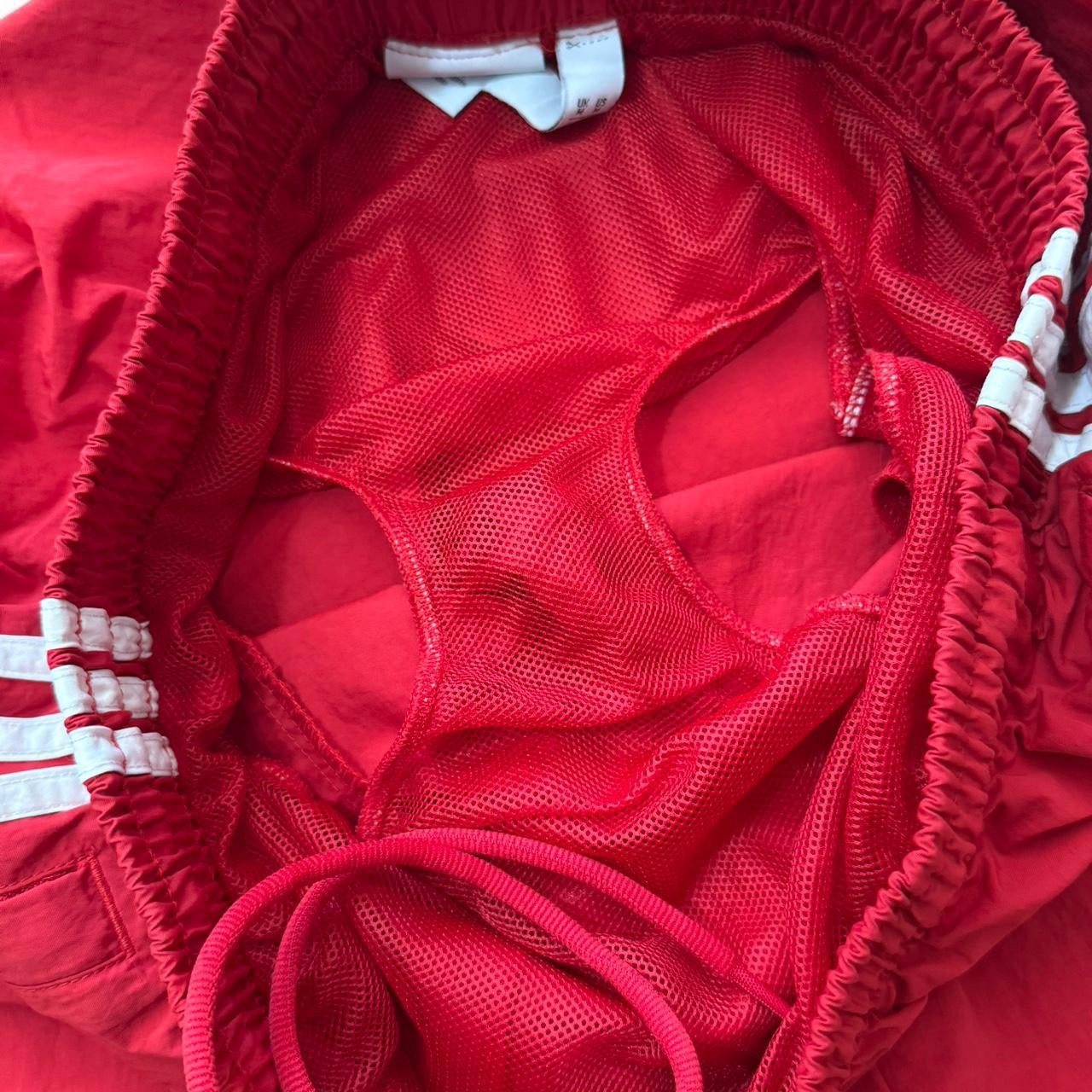 Red Adidas Swim Trunk Shorts