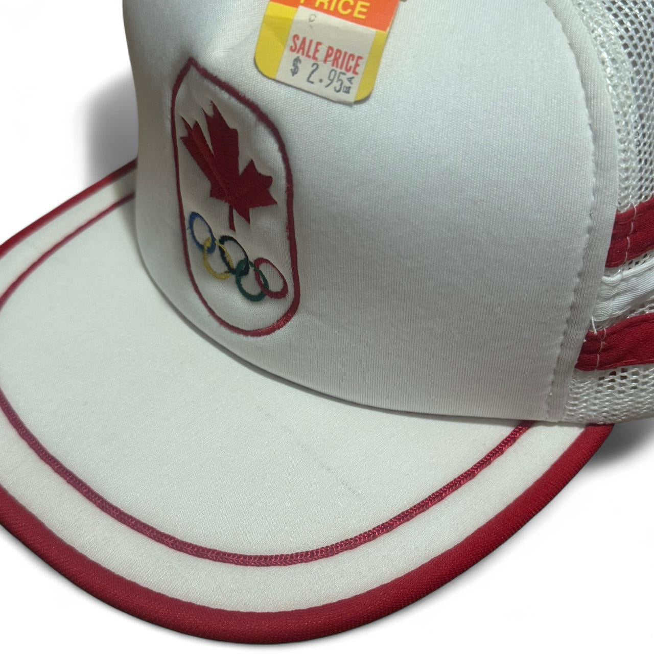 Deadstock 1988 Calgary Canadian Olympics Mesh Snapback Hat NWT