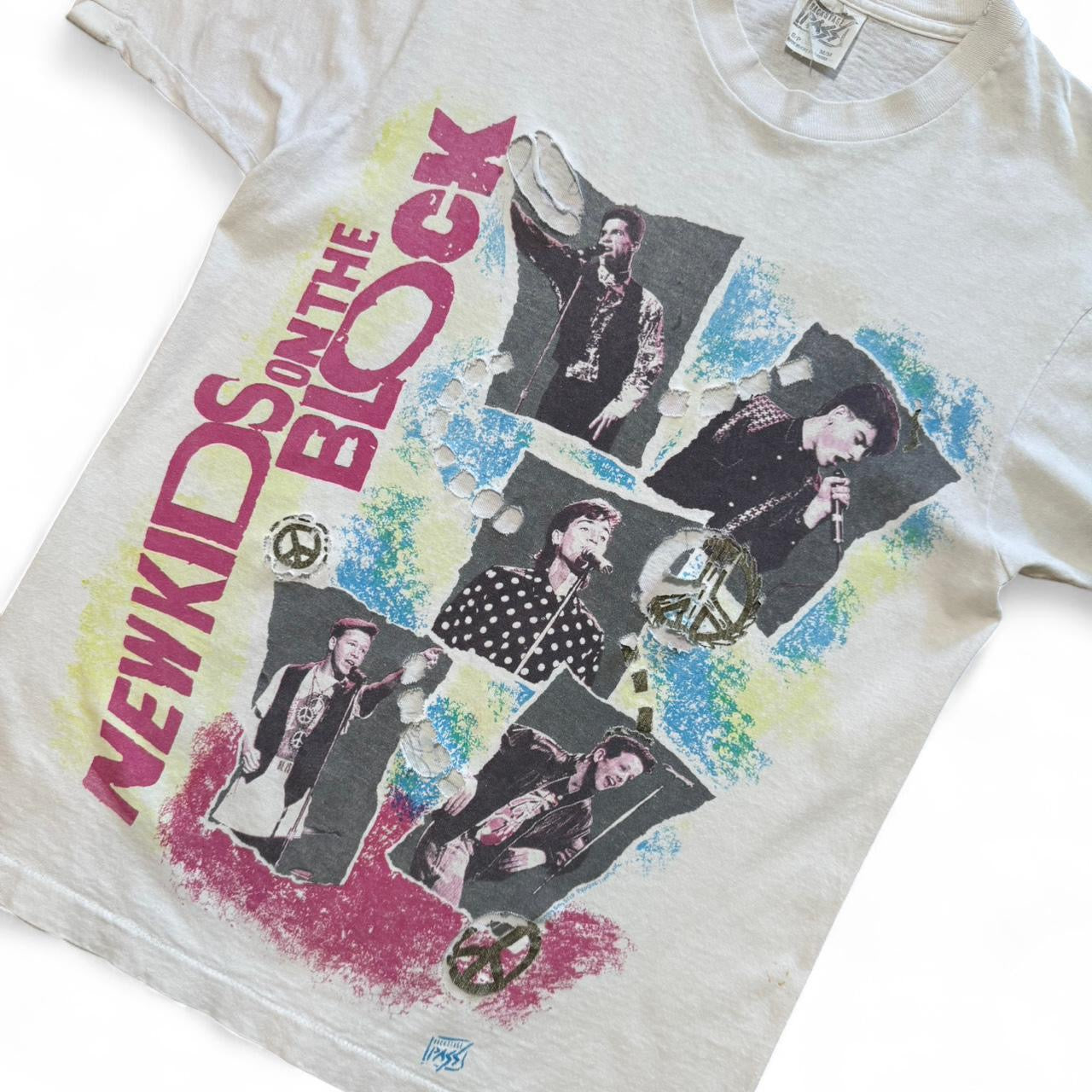 1989 New Kids On The Block Distressed Tee