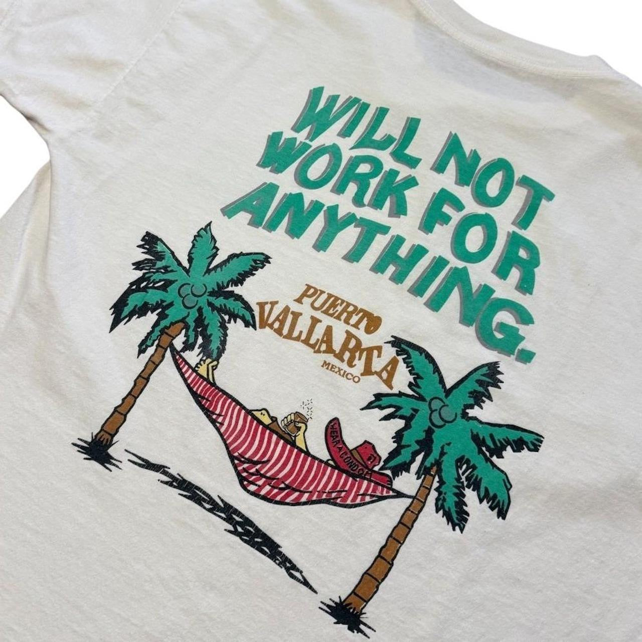 90s Will Not Work For Anything Funny Mexico Art Joke Graphic T-shirt