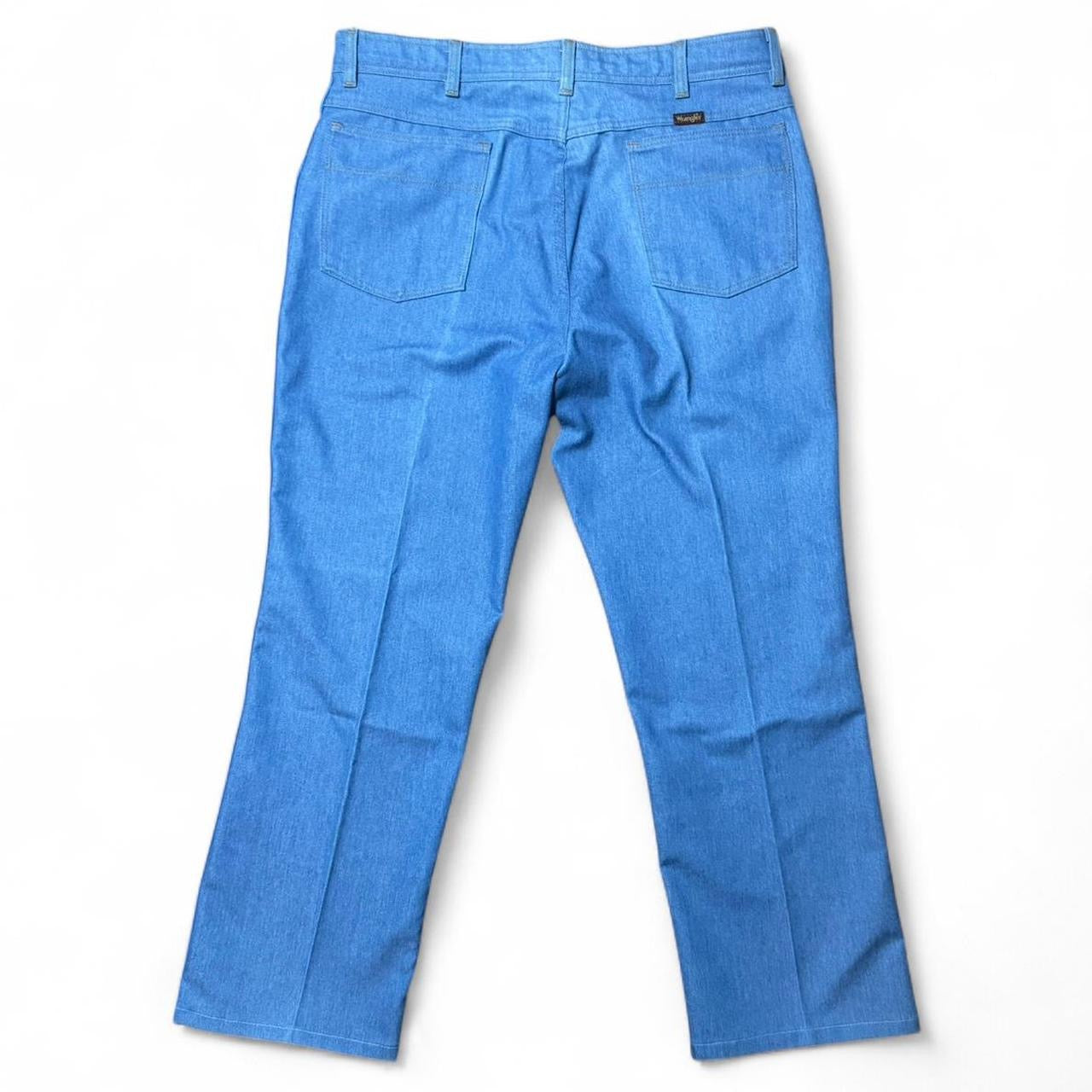 Wrangler Creased Retro Blue Wash Loose Trouser Pants