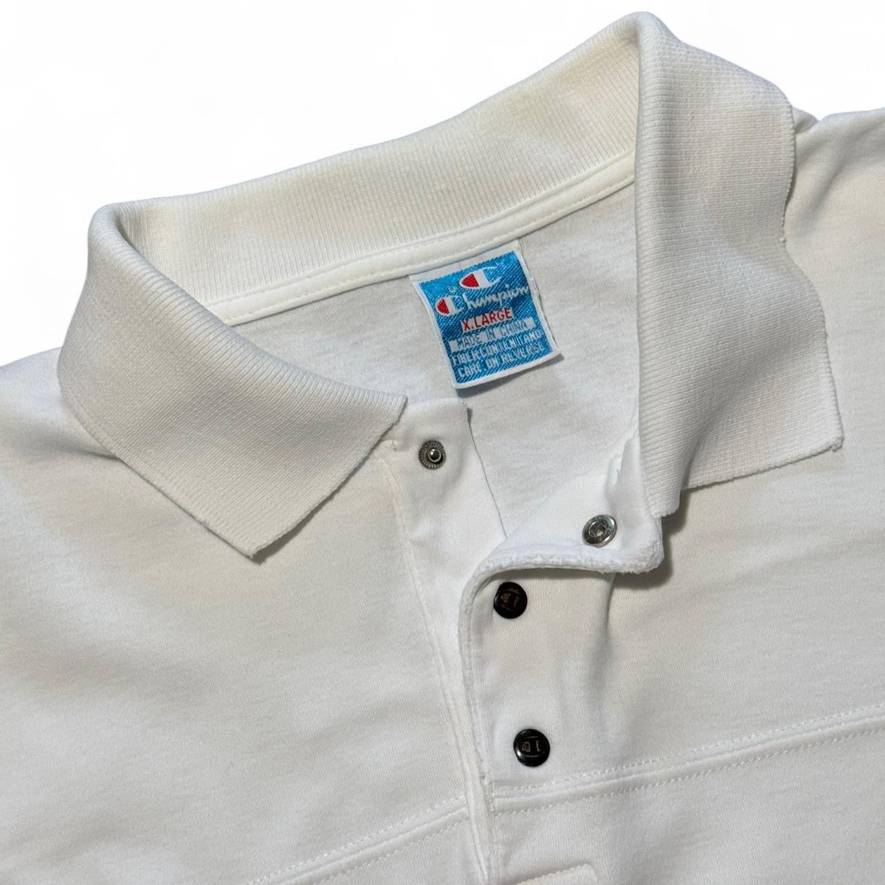 90s Champion Notre Damn White Polo