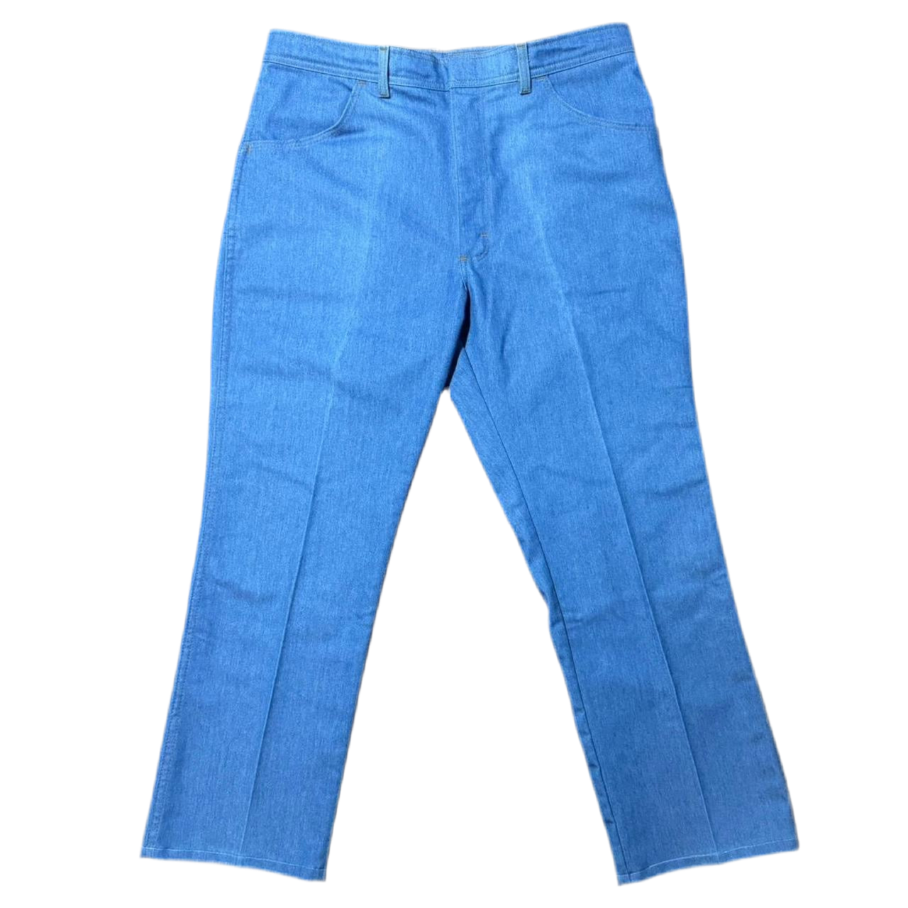 Wrangler Creased Retro Blue Wash Loose Trouser Pants