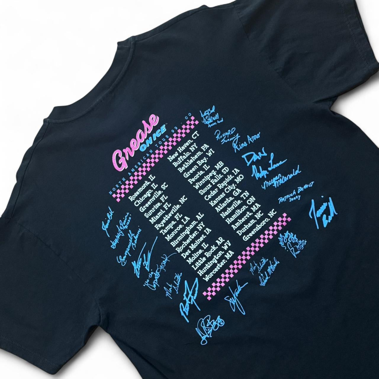 1999 Grease On Ice Tour Merch Tee
