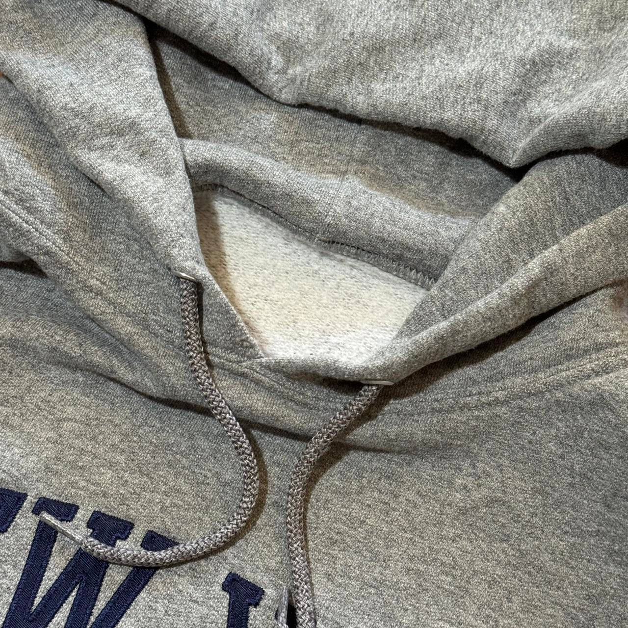 Heather Grey New York Embroidered Hoodie