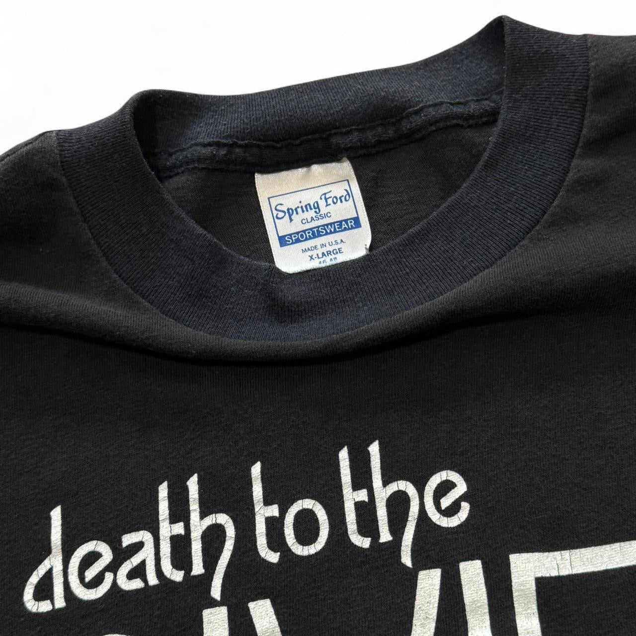 Rare 1989 Pixies Death To The Pixies Band Album Merch Tee