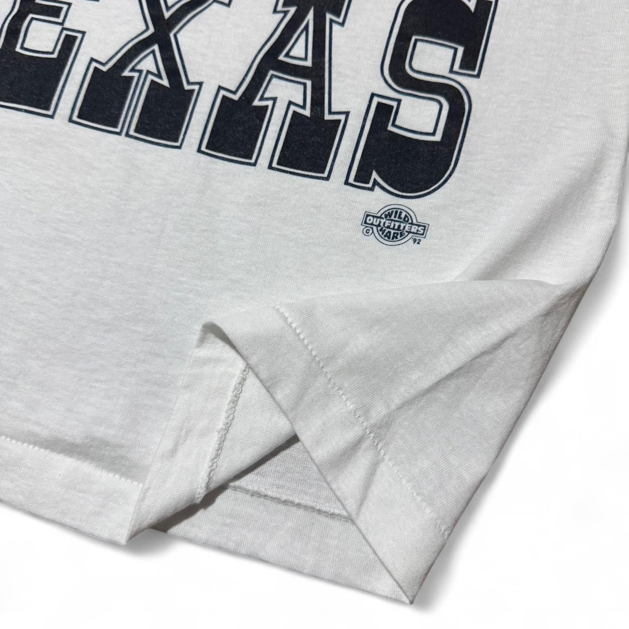 1992 Texas Flag Cowboy Western Souvenir Single Stitch Tee