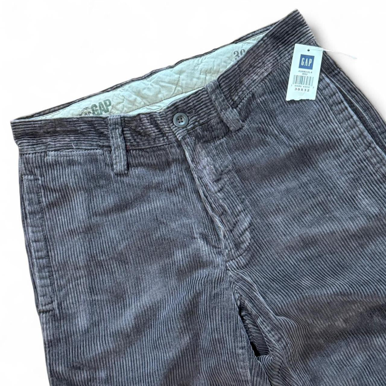 2000s Deadstock NWT Gap Grey/Brown Corduroy Pants