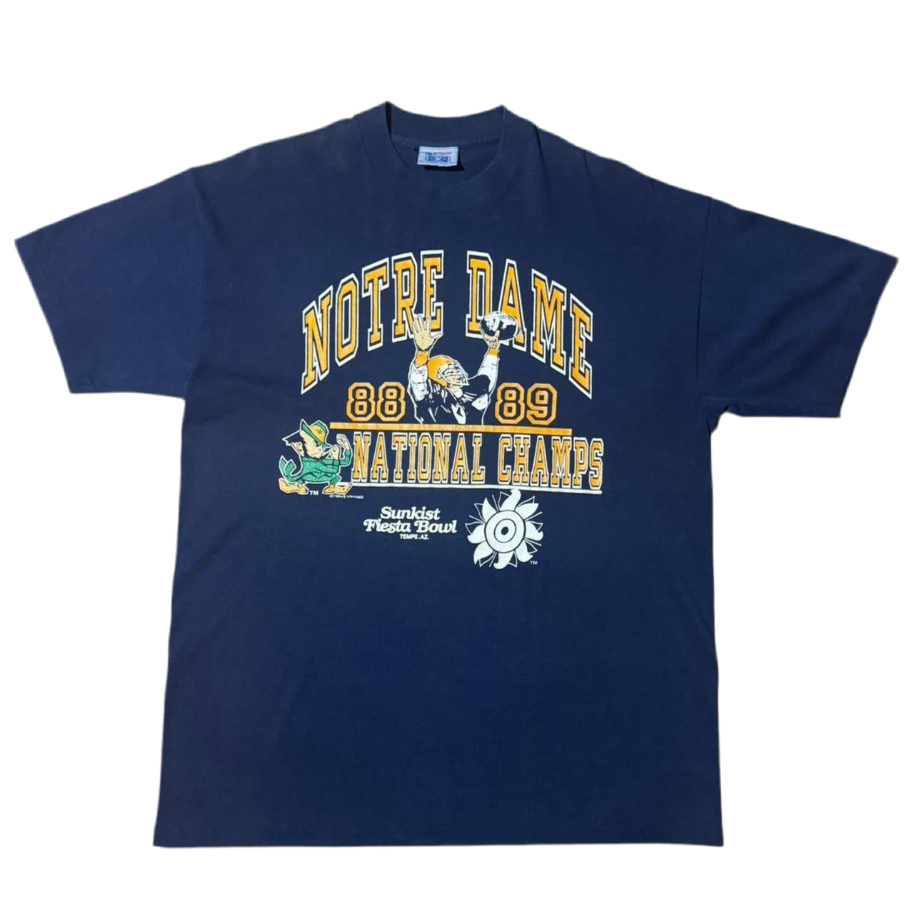 88-89 Notre Dame Fighting Irish National Champs Tee