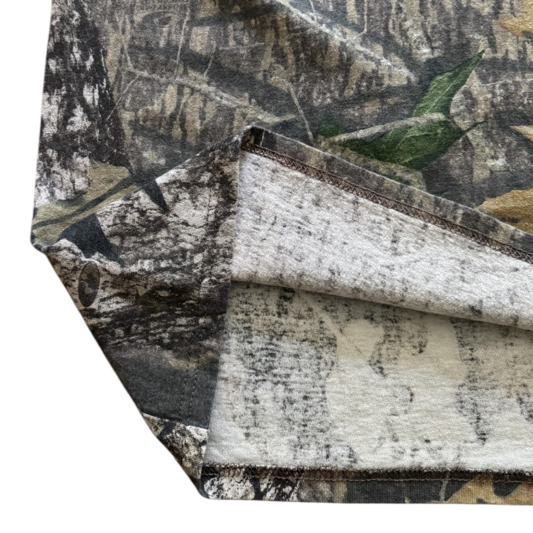 Y2K Mossy Oak Camouflage Pocket Tee