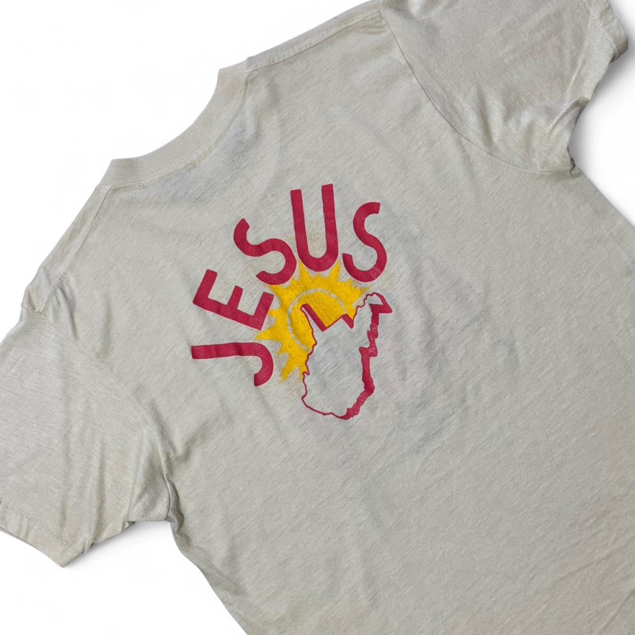 80s West Virginia For Jesus Religious Cross Tee