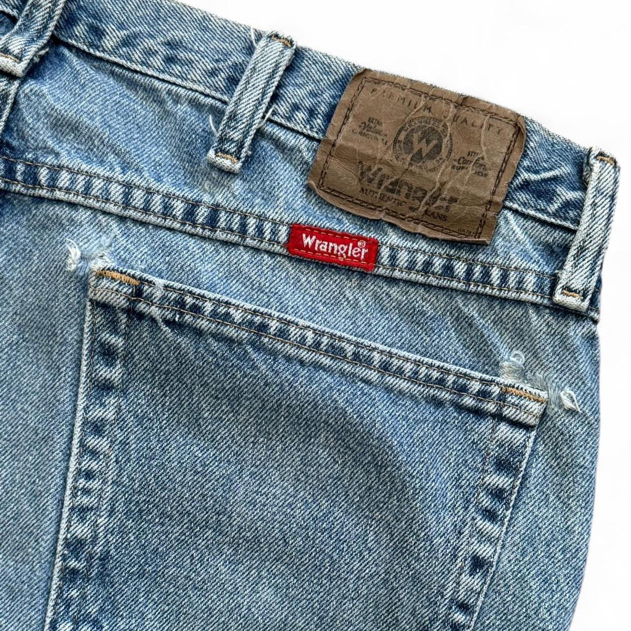 90s Light Wash Blue Wrangler Straight Leg Jeans