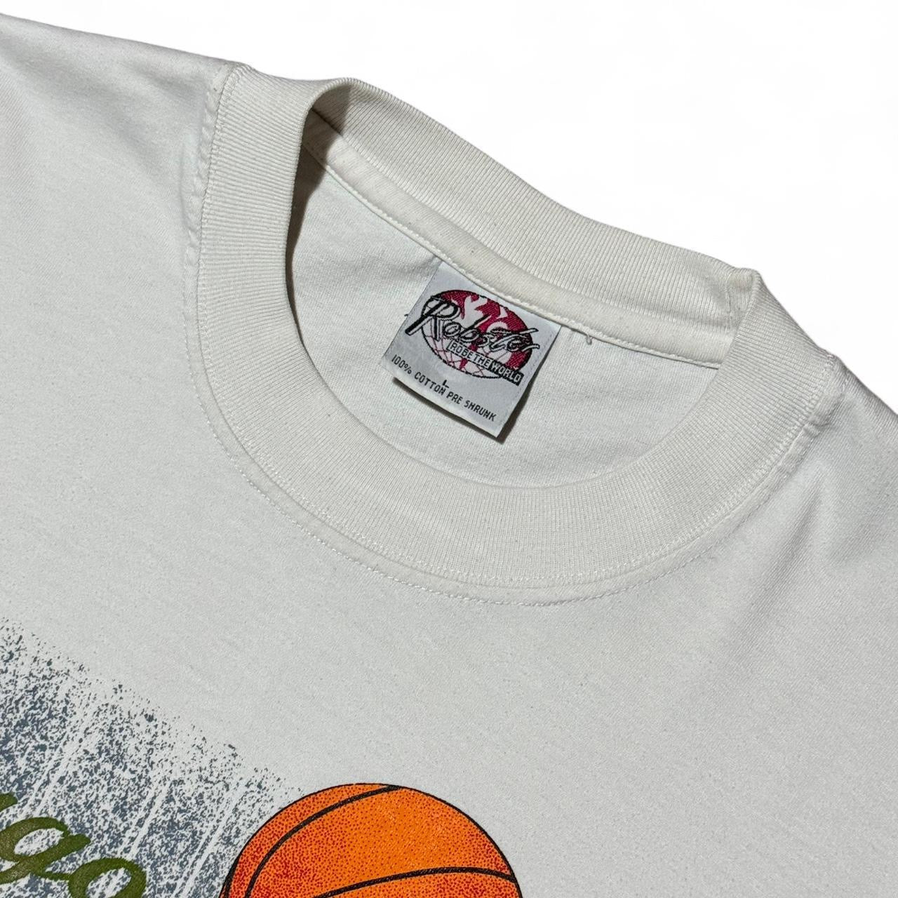 1990s Chicago Bulls Michael Jordan and Scottie Pippen NBA Glow in the Dark Basketball Retired Numbers Tee
