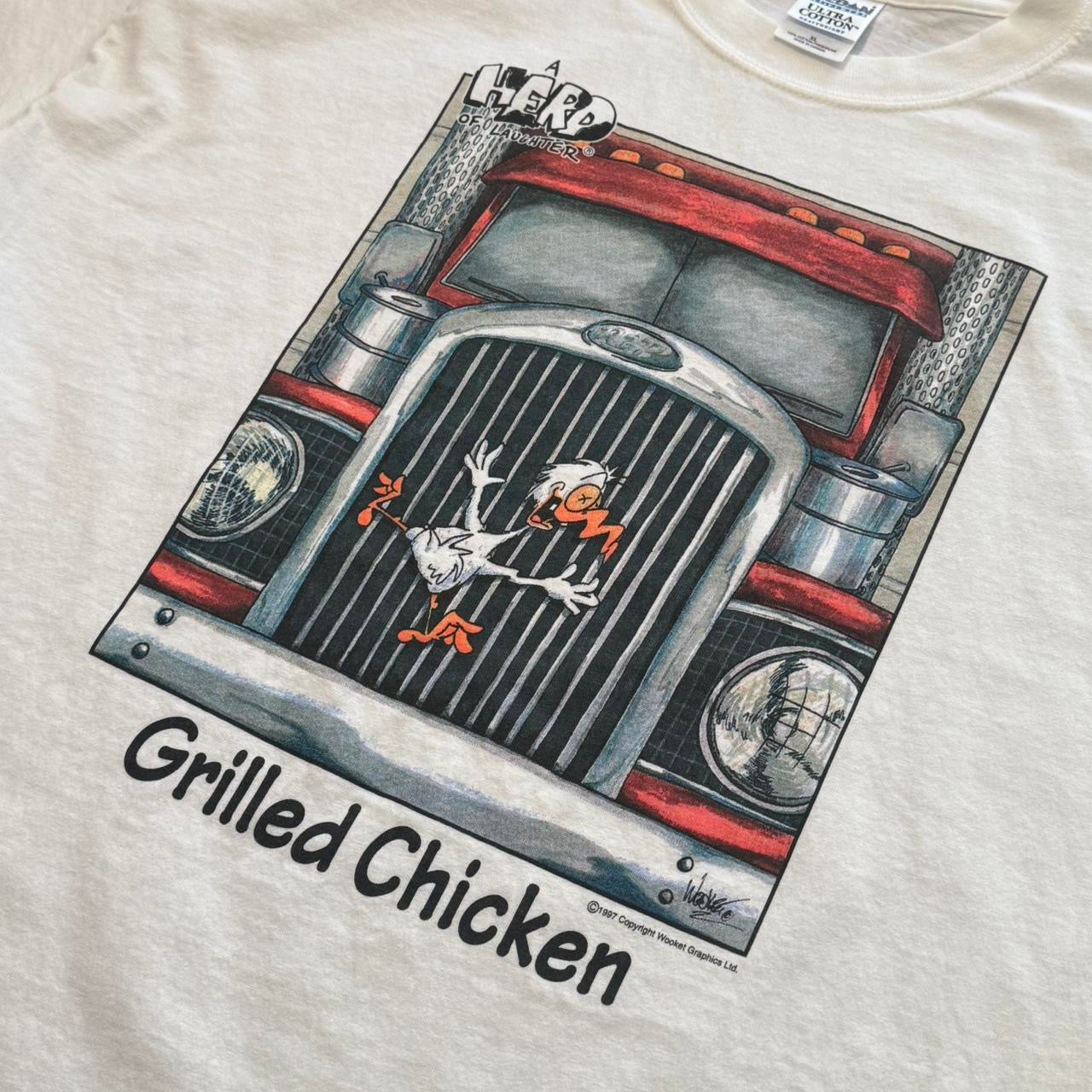 1997 Wooket Grilled Chicken Novelty Tee