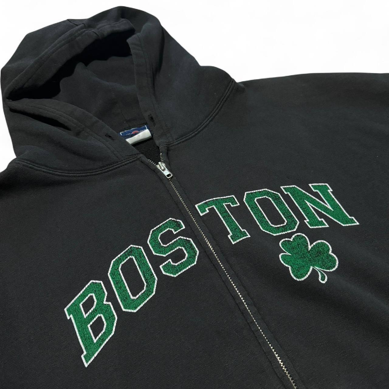 Vintage Boston Celtics NBA Zip Up Hoodie