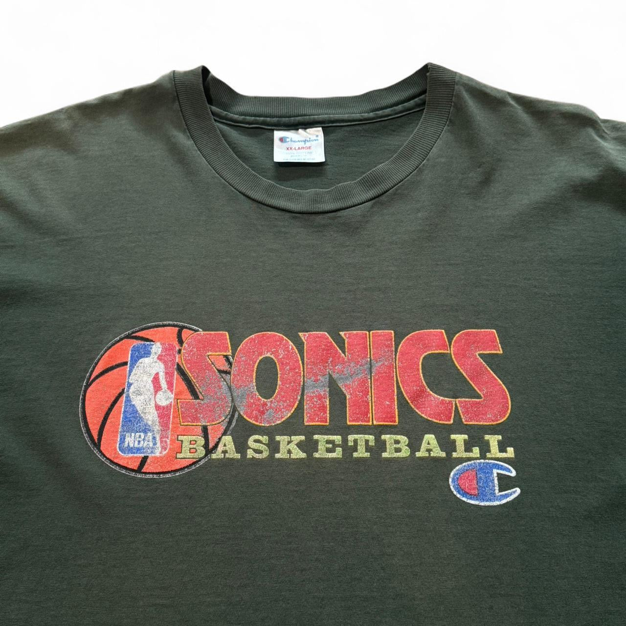 90s Seattle Sonics NBA Distressed Tee