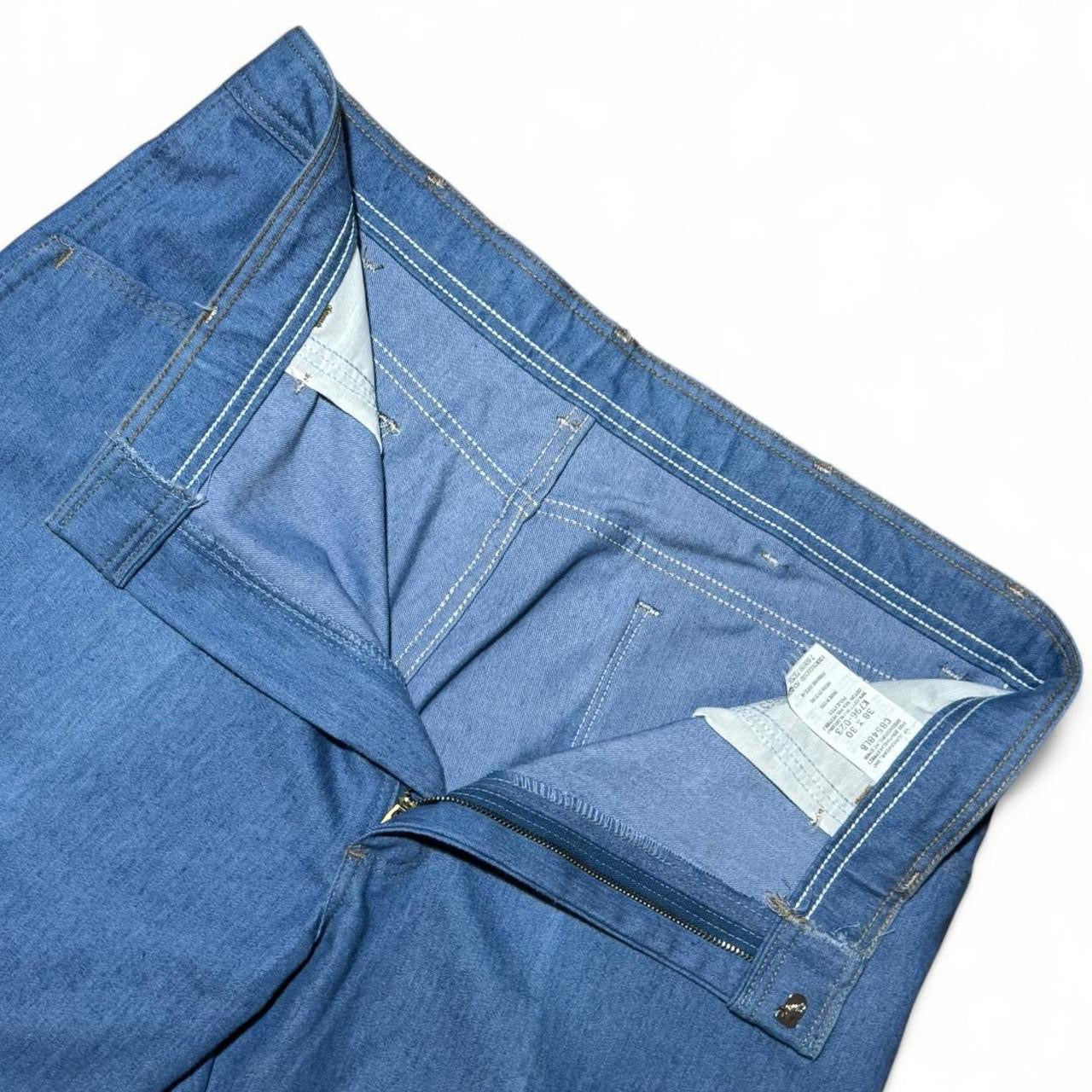 Wrangler Creased Retro Blue Wash Loose Trouser Pants