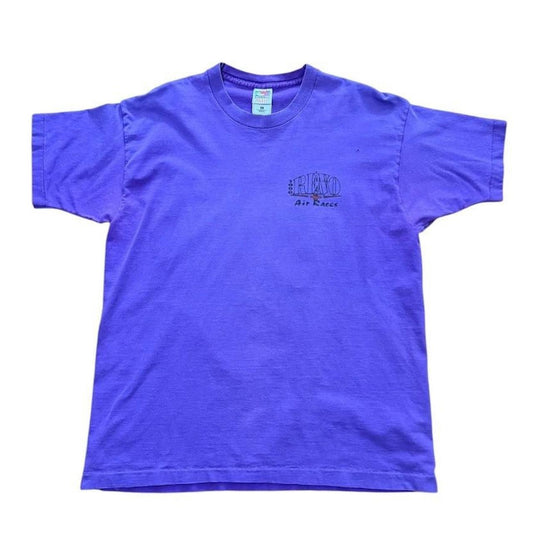 90s Reno Air Races Airplane Pilot Jet Graphic Souvenir T-Shirt