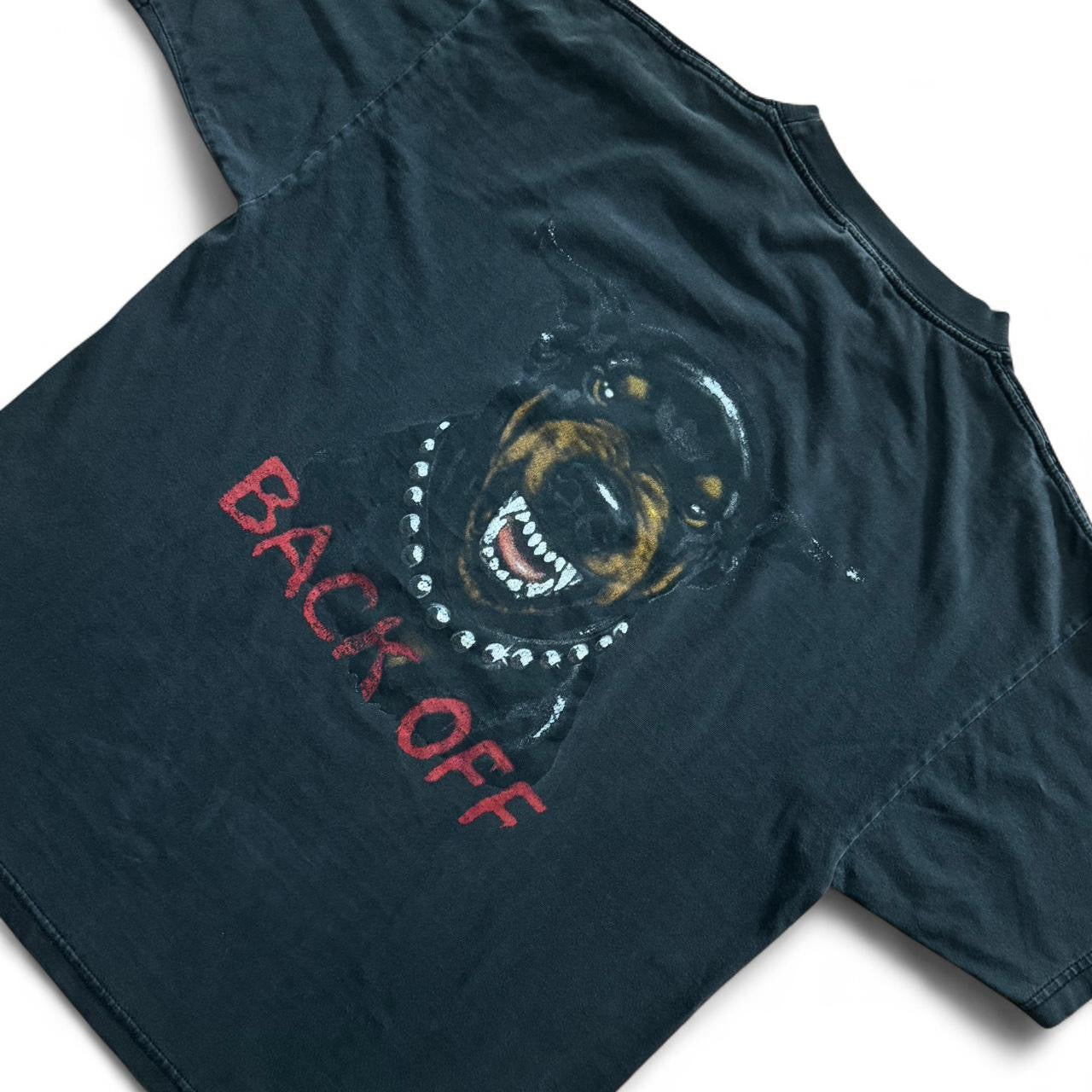 90s Back Off Top Dog Doberman Distressed Tee