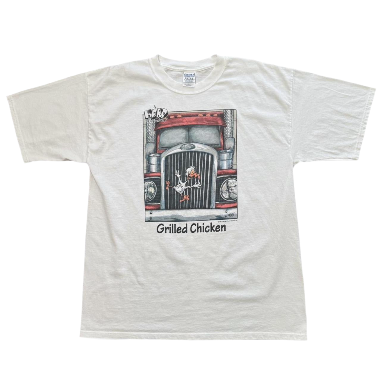 1997 Wooket Grilled Chicken Novelty Tee
