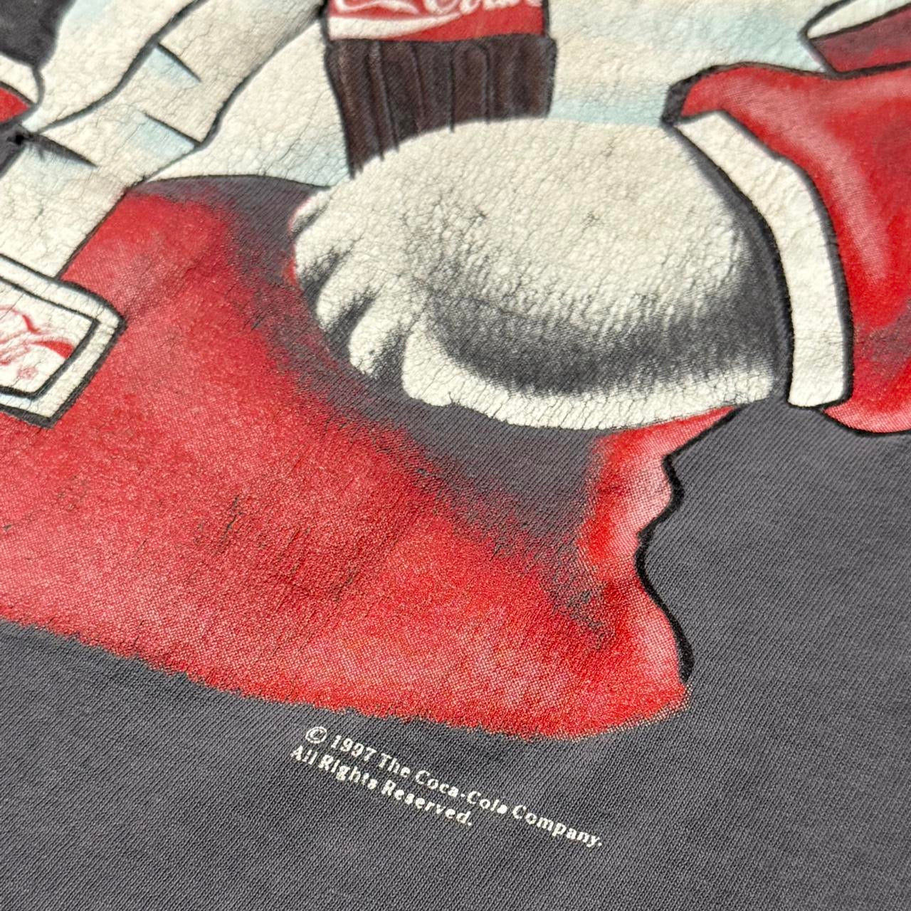 1997 Distressed Coca-Cola Polar Bear Racing Tee
