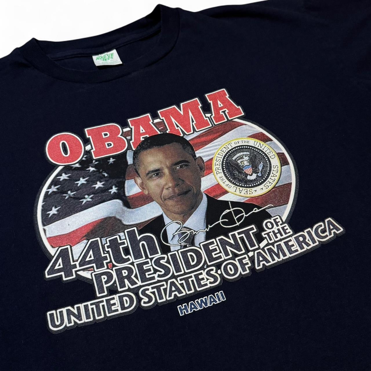 Navy Obama 44th Presidential Election T-shirt