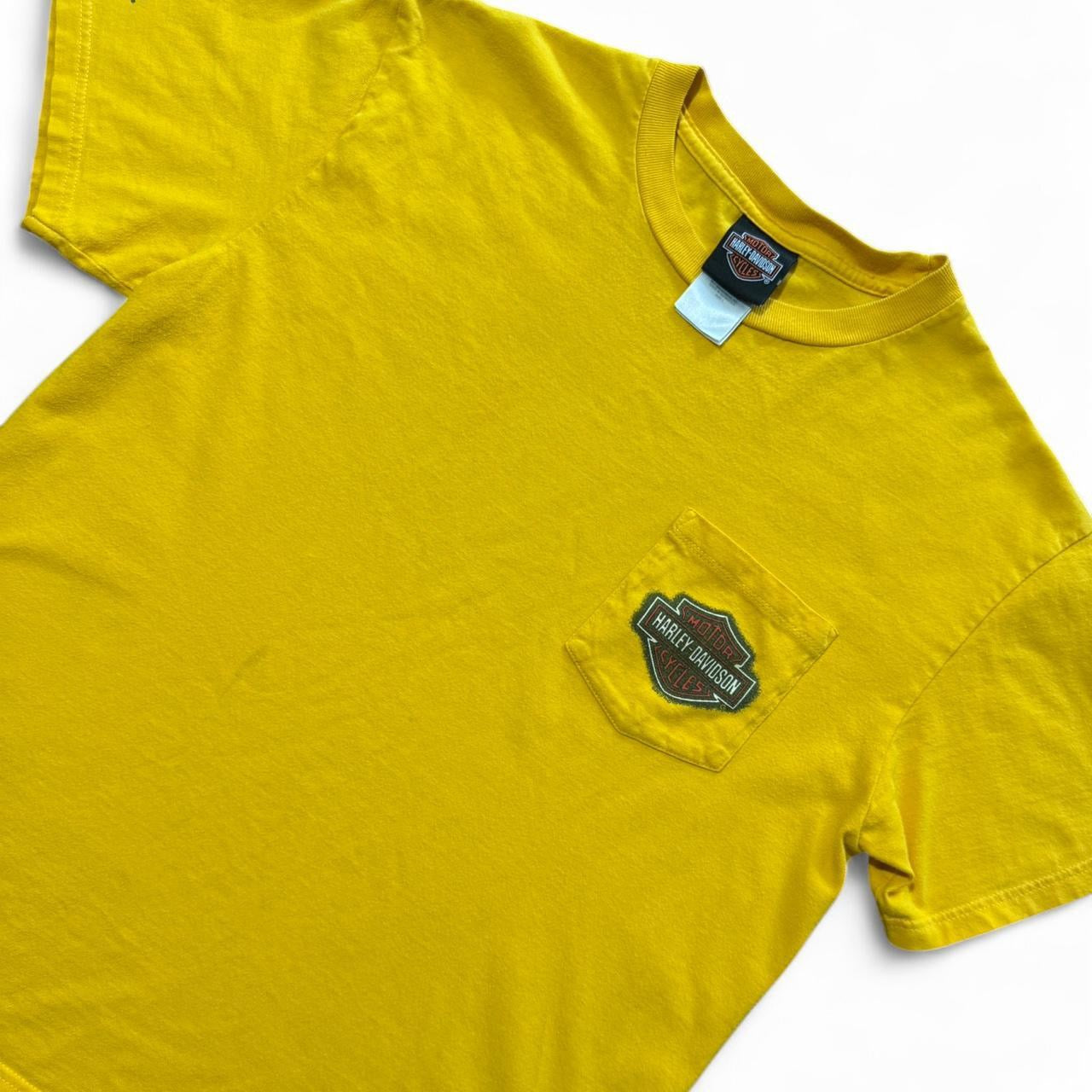 2010 Yellow Harley Davidson Freedom Tee